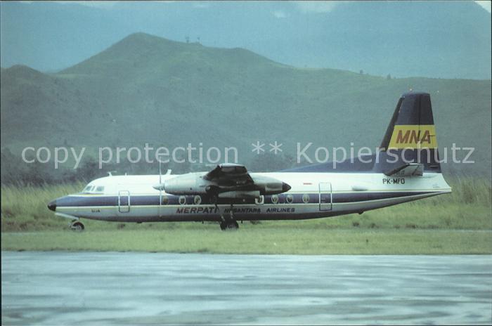 Flugzeuge Zivil M.N.A Merpati F 27-600 PK MFO c/n 10435