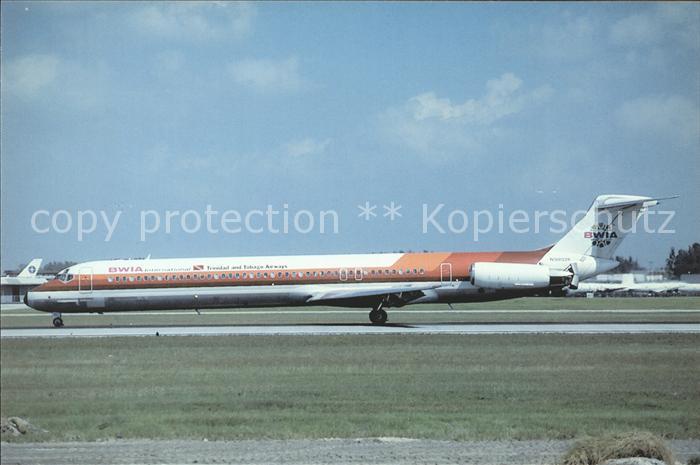 Flugzeuge Zivil B W I A MD 83 N 9802 F c/n 49117