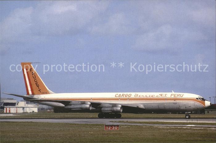 Flugzeuge Zivil FAUCETT PEROU B707-331C N15710 c/n 1956