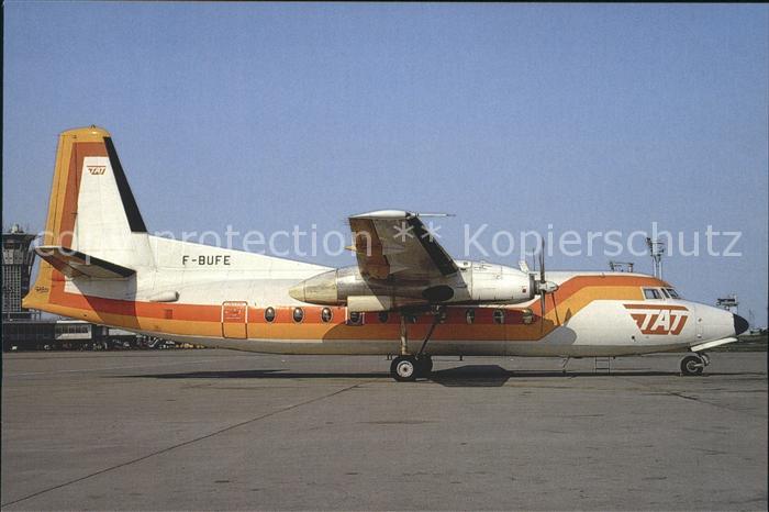Flugzeuge Zivil T.A.T Tourqaine Air Transport F 27.250 F.BUFE c/n 10243