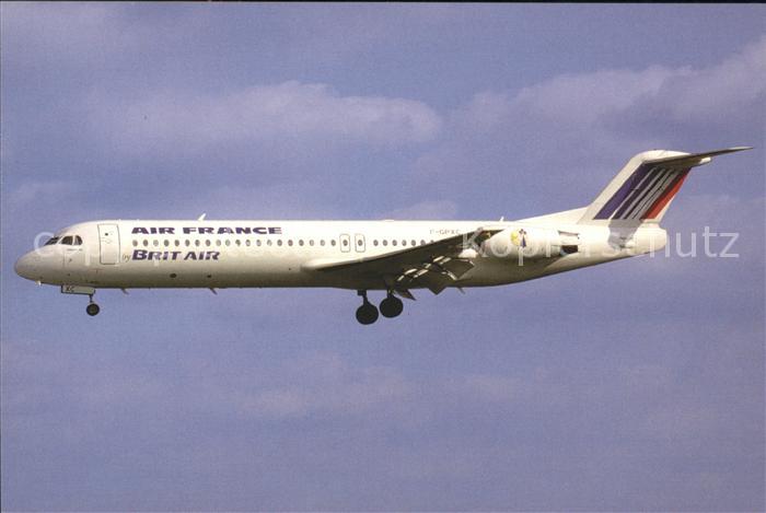 Flugzeuge Zivil AIR FRANKE / BRIT AIR Fokker 100 F.GPXC