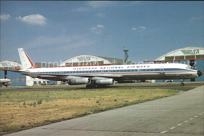 Flugzeuge Zivil O.N.A. (couleur kréanauline) DC-8-63 CF N8635 c/n 46050
