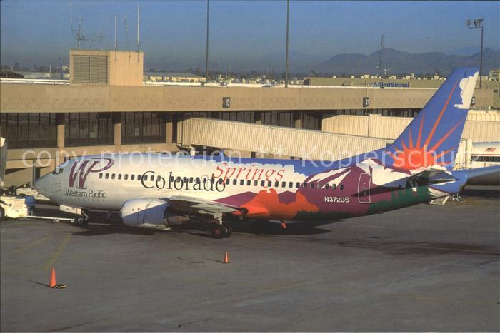 Flugzeuge Zivil WESTERN PACIFIC (Colorado springs colour) Boeing 737-3B7 N372AU