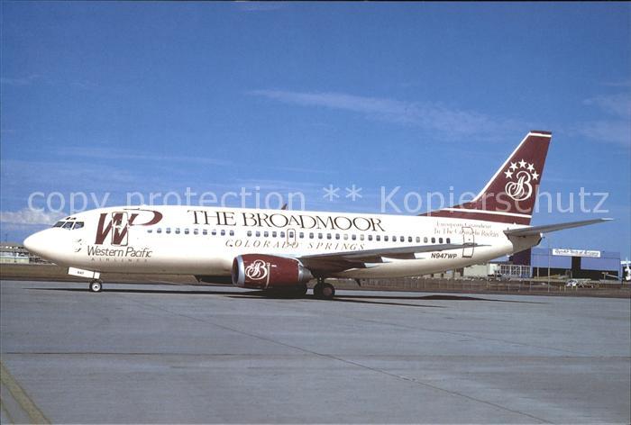 Flugzeuge Zivil WESTERN PACIFIC (The Broadmoor) Boeing 737-3B7 N947WP c/n 23376