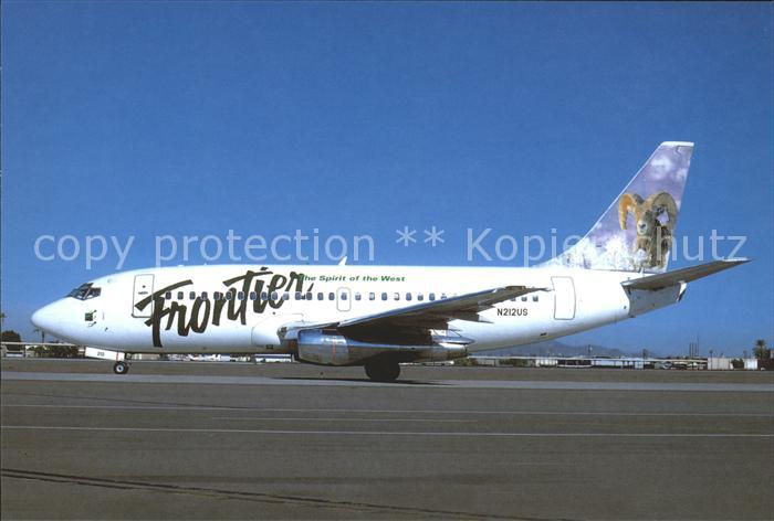 Flugzeuge Zivil FRONTIER (Big Horn Ram) Boeing 737-201 N212US c/n 20212/159