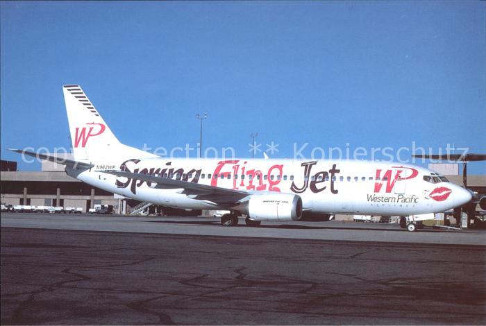Flugzeuge Zivil WESTERN PACIFIC (Spring Fling Jet) Boeing B-737-ae300 N962WP c/n