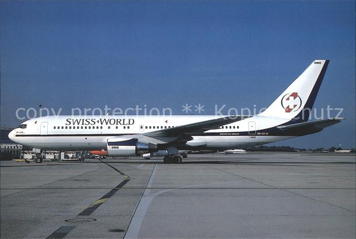Flugzeuge Zivil SWISS WORD AIRWAYS B 767-219ER HB-IIX c