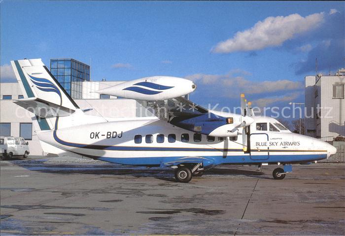 Flugzeuge Zivil BLUE SKY AIRWAYS Let410-UVP-E9 OK-BDJ cn 962715 md 1996
