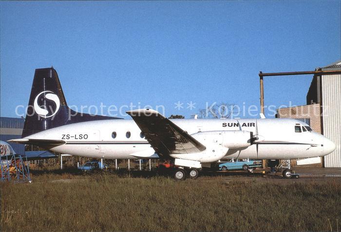 Flugzeuge Zivil SUN AIR HS 748 Super 2B ZS-LSO cn 1783 mfd 1980
