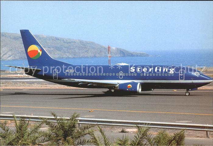 Flugzeuge Zivil STERLING EUROPEAN AIRLINES B737-3YO OY-SEE cn 24463/1701 mfd 198