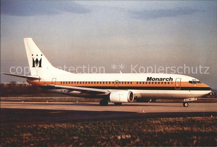 Flugzeuge Zivil Monarch G-Monh Boeing 737-3YO