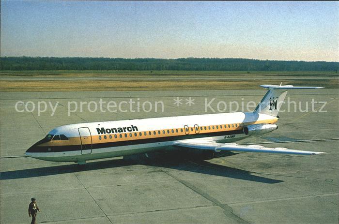 Flugzeuge Zivil Monarch BAC One-Eleven G-AXMG