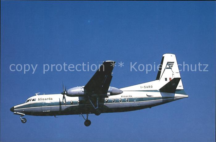 Flugzeuge Zivil Alisarda 1-SARO Fokker F27