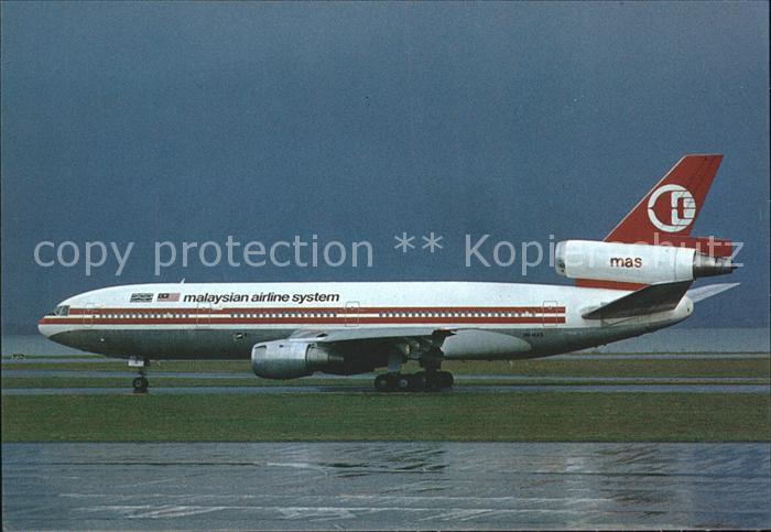 Flugzeuge Zivil MALAYSIAN AIRLINE SYSTEM DC 10-30 9M-MAS c/n 46955