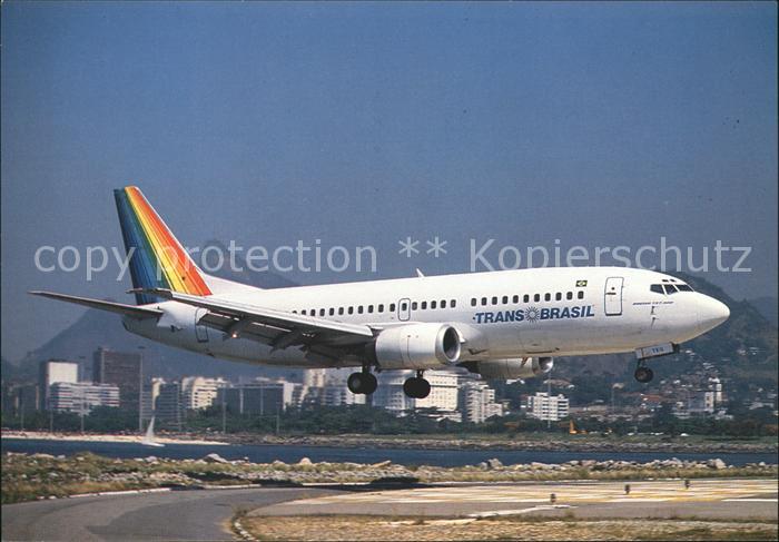 Flugzeuge Zivil TRANSBRASIL BRAZIL B737/304 (24209)PT-TEG