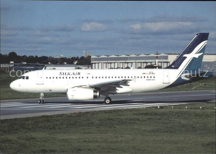 Flugzeuge Zivil Silkair A319-132 D-AVWQ 9V-SBB (cn 1098)