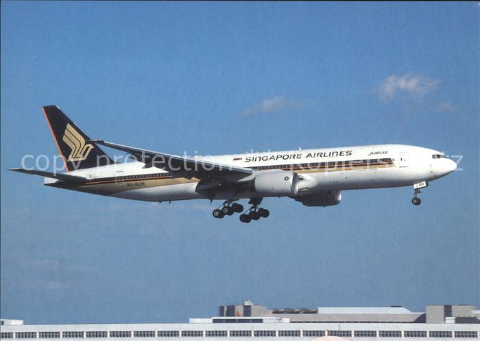 Flugzeuge Zivil Singapore Airlines Boeing 777-212 (ER) 9V-SQH (cn 28519)