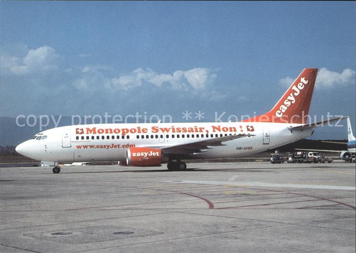 Flugzeuge Zivil easy-Jet Swissair Boeing 737-33V HB-III (cn 29338)