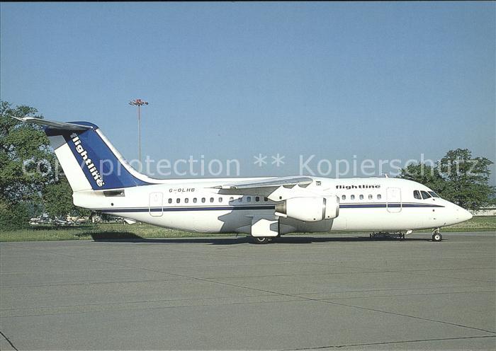 Flugzeuge Zivil Alpine Flightline British Aerospace 146-200 G-OLHB c/n E2020