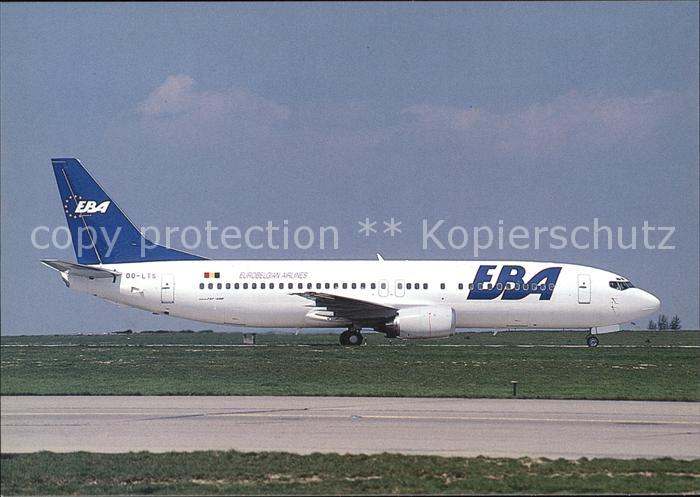 Flugzeuge Zivil EBA Eurobelgian Airlines Boeing 737-436 OO-LTS c/n 25860/2545