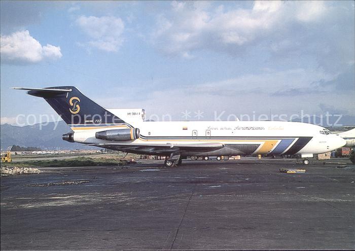 Flugzeuge Zivil Lineas Aereas Suramericanas Colombia Boeing 727-25 HK-3814X c/n