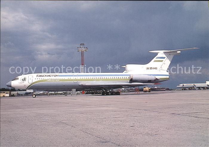 Flugzeuge Zivil Uzbekistan Havo Jullary Tupolex 154B-2