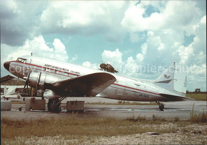 Flugzeuge Zivil Aerovanguardia Colombia McDDouglas DC-3C HK-1503 c/n 34331