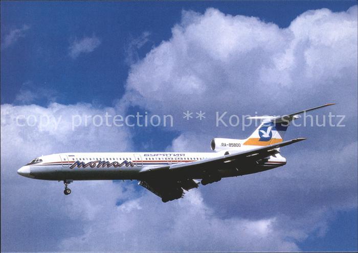 Flugzeuge Zivil Motom  Buryatia TU154M RA-85800 c/n 984