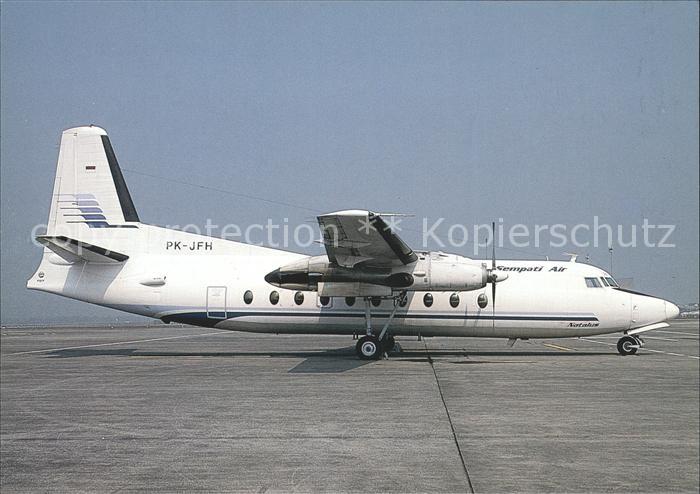Flugzeuge Zivil Sempati Air Fokker F27 Mk.600 PK-JFH c/