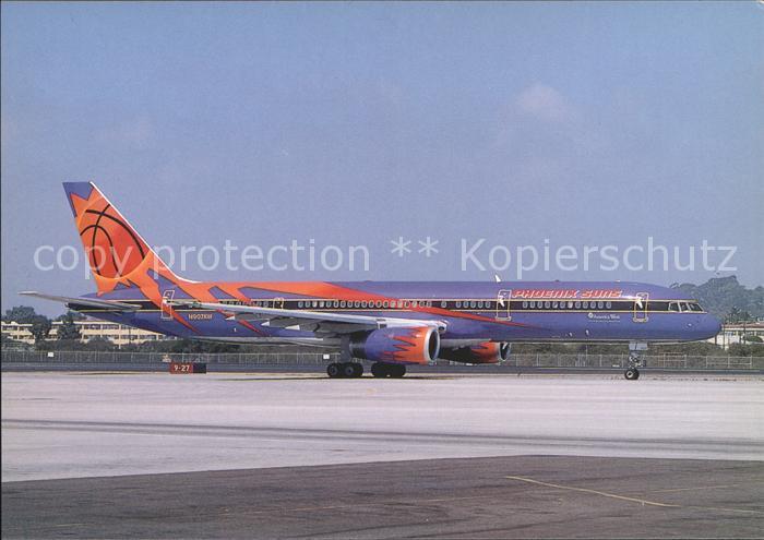 Flugzeuge Zivil America West Airlines Phoenix Suns Boeing 757-225 N907AW c/n 226