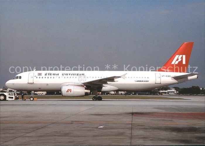 Flugzeuge Zivil Indian Airlines A-320-231 VT-ESG c/n 45