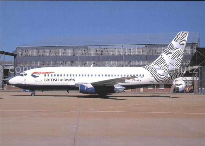 Flugzeuge Zivil British Airways Comair (Waves&Cranes col.) Boeing B-737-200 ZS-N