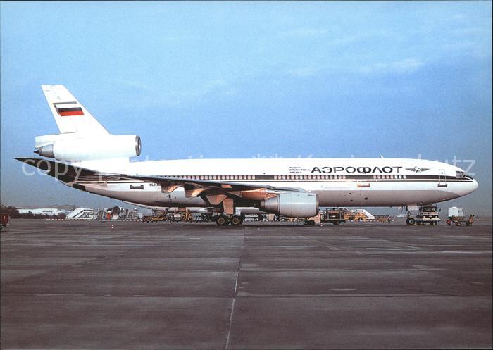 Flugzeuge Zivil Aeroflot McDDoglas DC-10-10 N524MD