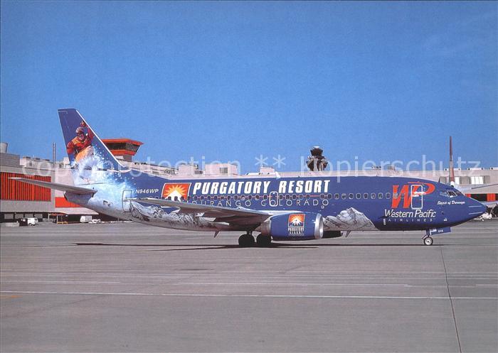 Flugzeuge Zivil Western Pacific Poeurgatory Resort Boeing B-737-300 N946WP