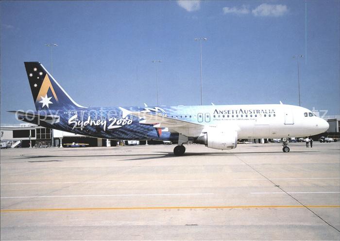 Flugzeuge Zivil Ansett Australia Sydney 2000 A-320 VH-HYB c/n 0023/211