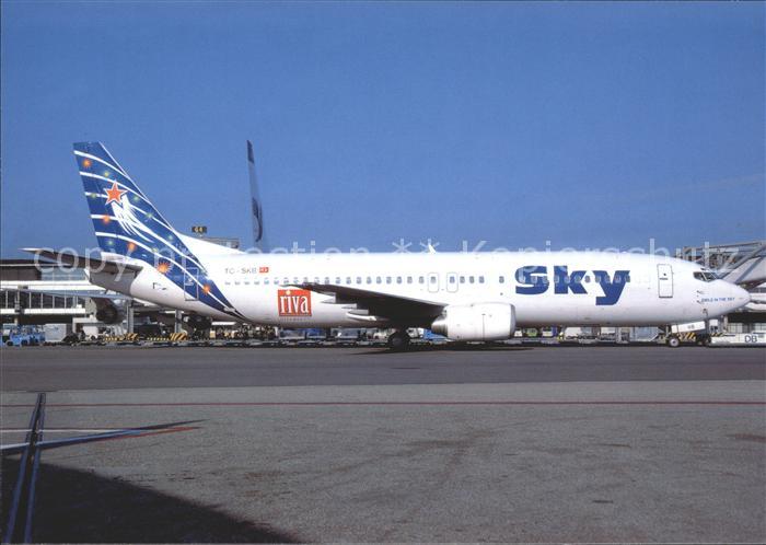 Flugzeuge Zivil SKY Hava Yollari Boeing 737-800 TC-SKB