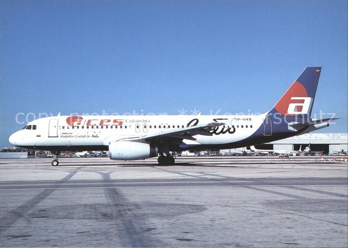 Flugzeuge Zivil ACES Colombia Airbus 320 VP-BVB