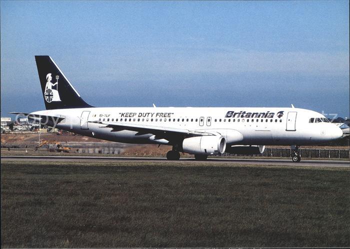 Flugzeuge Zivil Britannia Airways A320-231 El-TLF c/n 4