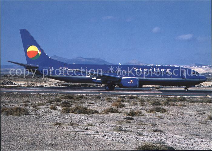 Flugzeuge Zivil Sterling Boeing B-737-800 OY-SEB
