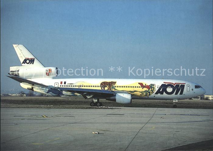 Flugzeuge Zivil AOM special WWF livery DC 10-30 F.GNDC c/n 47849/213