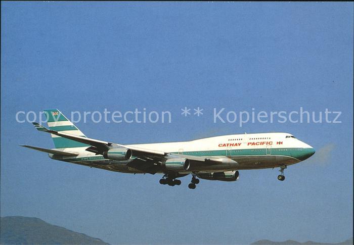 Flugzeuge Zivil Cathay Pacific Boeing 747-400 VR-HOR Hong Kong