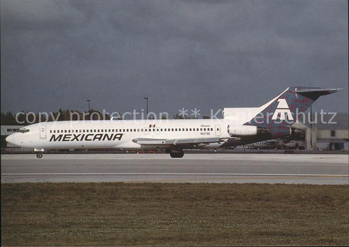 Flugzeuge Zivil Mexicana Boeing b.727-206 N1279E cd/n 21971