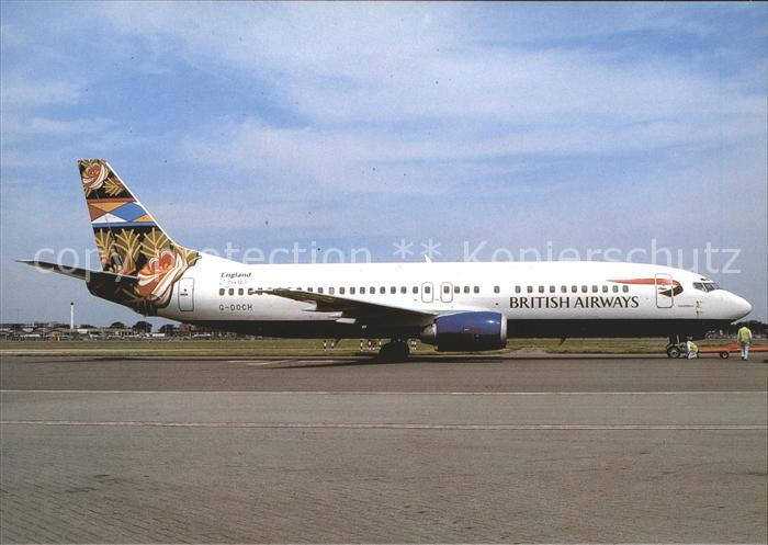 Flugzeuge Zivil British Airways (Grand Union col.) Boeing B-737-400 G-DOCH