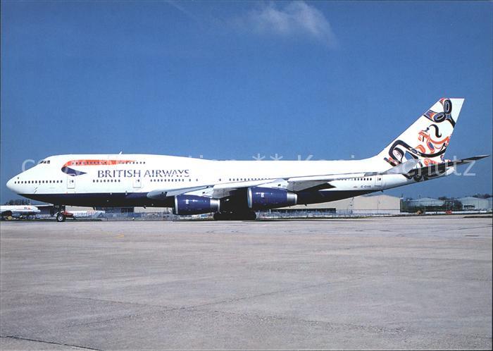 Flugzeuge Zivil British Airways (Whale Rider col.) Boeing B-747-400 G-CIVS c/n u