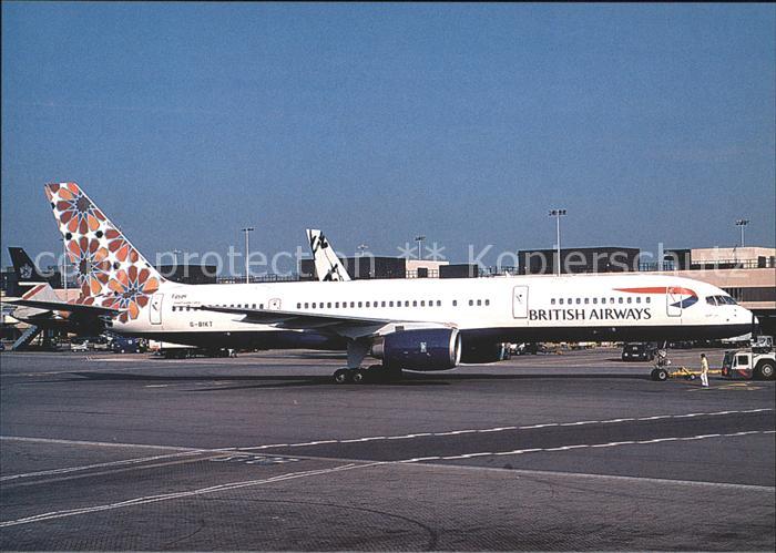 Flugzeuge Zivil British Airways (Crossing bordes col.) Boeing B-757-236 G-BIKT c