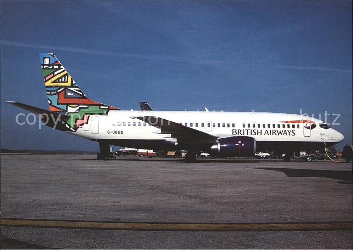 Flugzeuge Zivil British Airways (Martha Masanabo col.) Boeing B-737-300 G-OGBD c