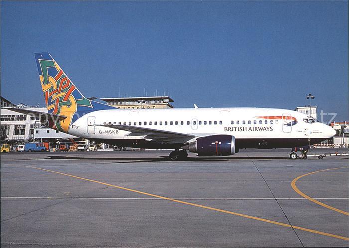 Flugzeuge Zivil British Airways (Colum col.) Boeing B-737-5L9 G-MSKB c/n 24928/1