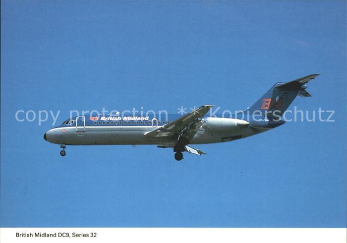 Flugzeuge Zivil British Midland DC 9