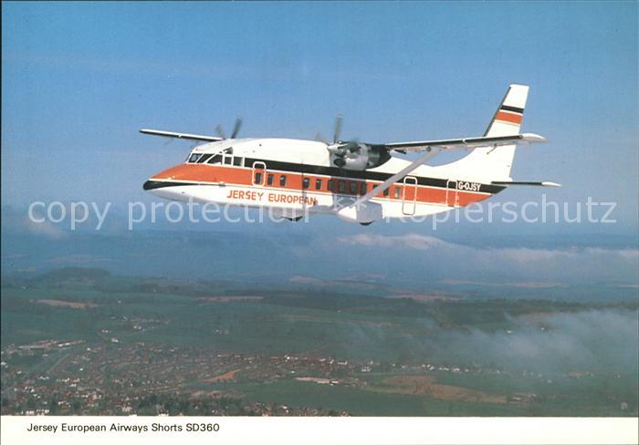 Flugzeuge Zivil Jersey European Airways Shorts SD360 G-OJSY