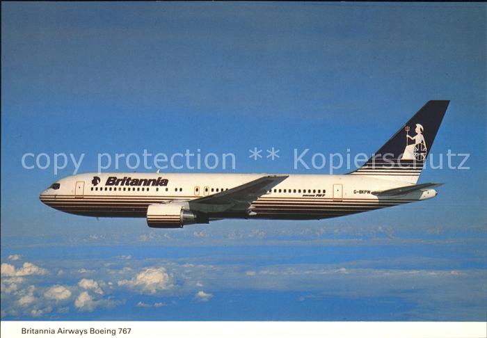 Flugzeuge Zivil Britannia Airways Boeing 767 G-BKPW